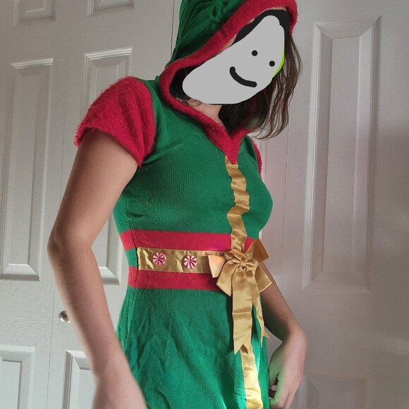 Holiday elf dress - Picture 2 of 8